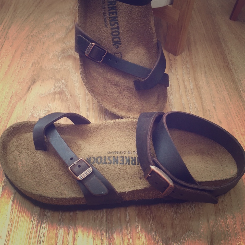 New Birkenstock Yara Habana leather Sandals 36